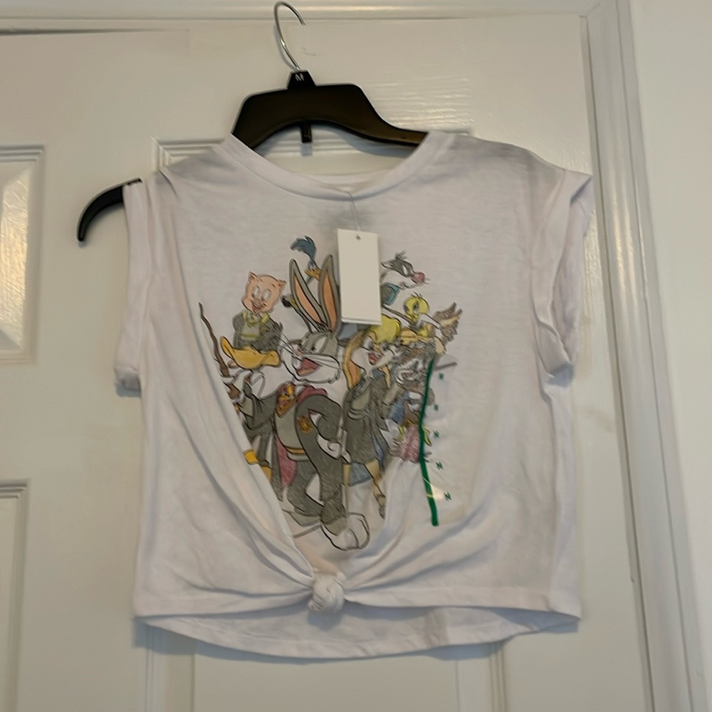 NWT Warner brothers crop top.